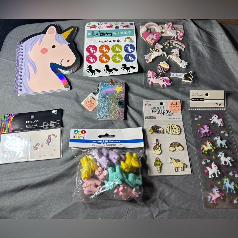 8 pc New Unicorn Fun Bundle